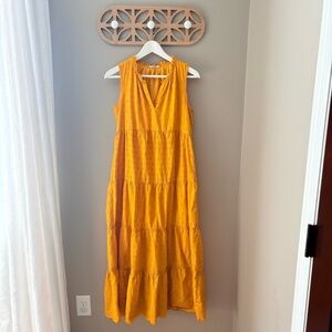 My Danielle Maxi Dress Yellow/Orange Sz Small